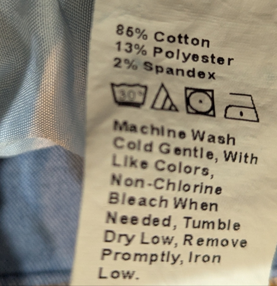 SHEIN Heart Rainbow Poxket Blue Wide Leg Jeans High Waist 26" Medium - Picture 5 of 6